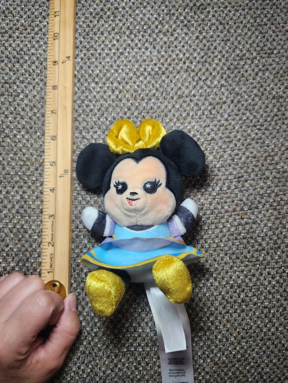 Disney Parks Wishables Walt Disney World 50th Anniversary Minnie Mouse 5" Plush